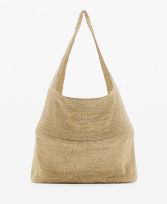 MANGO - Women's Lurex Shoulder Bag