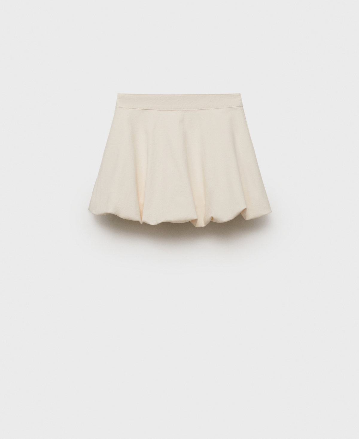 Mango Women's Mini Balloon Skirt In White