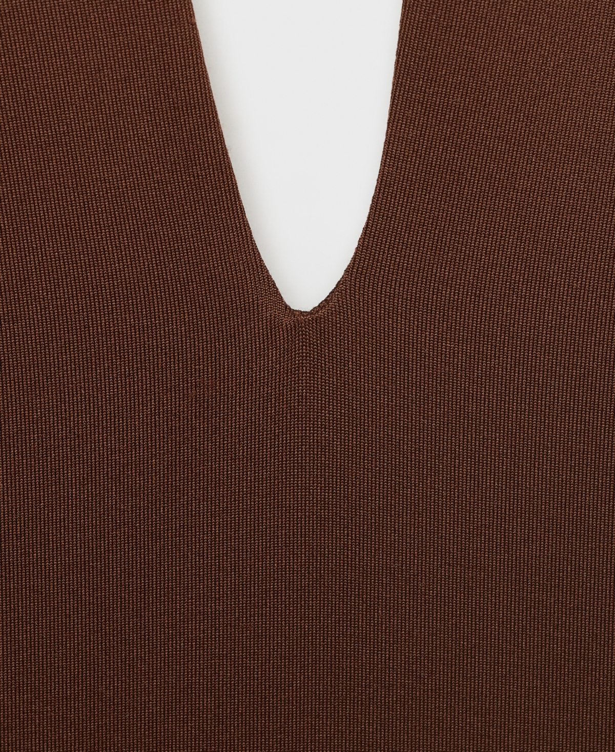 Mango Women's V-neck Bodysuit In Brown