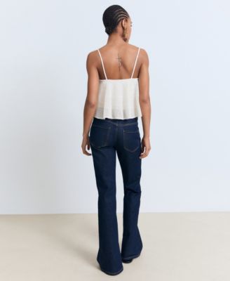 Women's Ruffle Knit Top