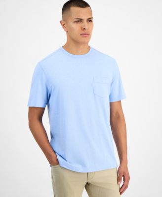 Men's Short Sleeve Crewneck Pocket Canal T-Shirt