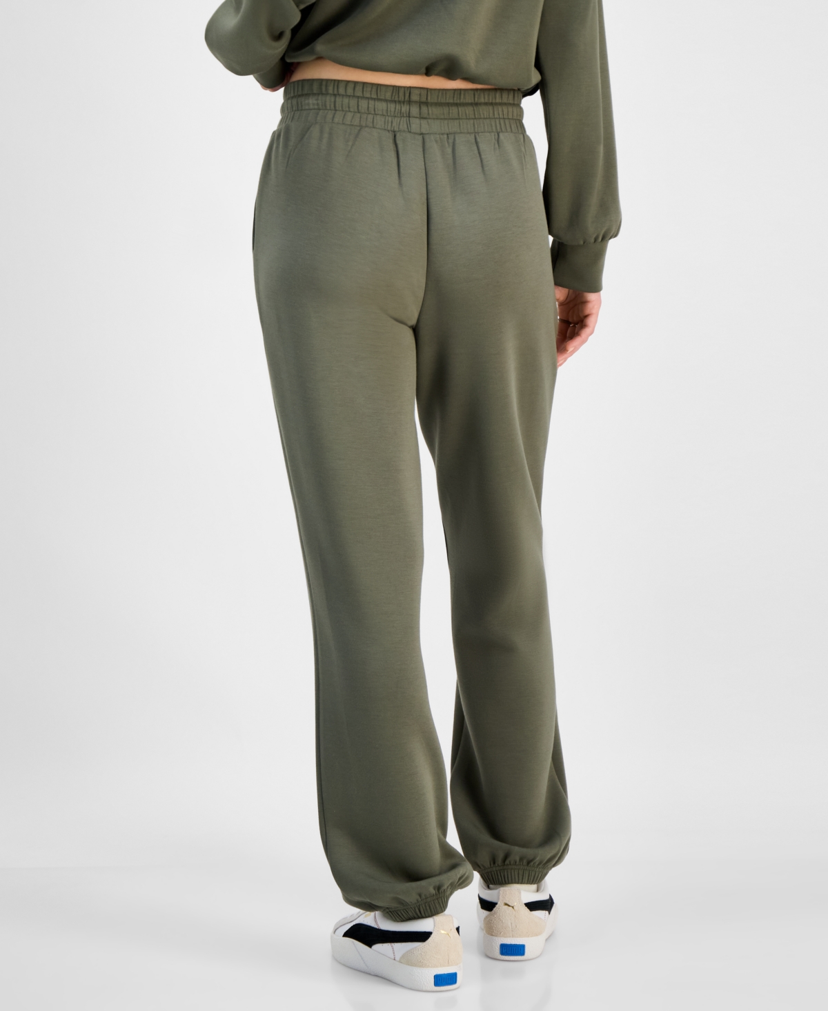 Tinseltown Juniors' Drawstring-waist Jogger Pants In Green