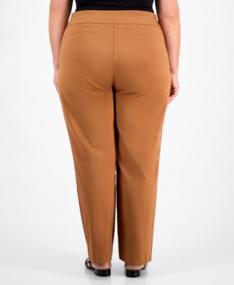 Plus Size Side-Sequin Cambridge Pants