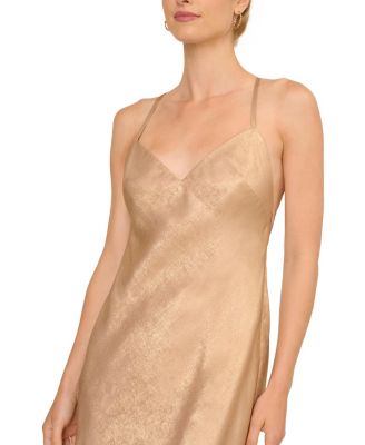 Women's Chiffon V-Neck Sleeveless Long A-Line Dress