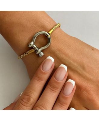 The Lucky Lock Horseshoe Carabiner Clasp Bracelet