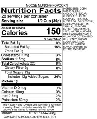 Milk Chocolate, Dark Chocolate and Caramel Moose Munch Party Box, 30oz