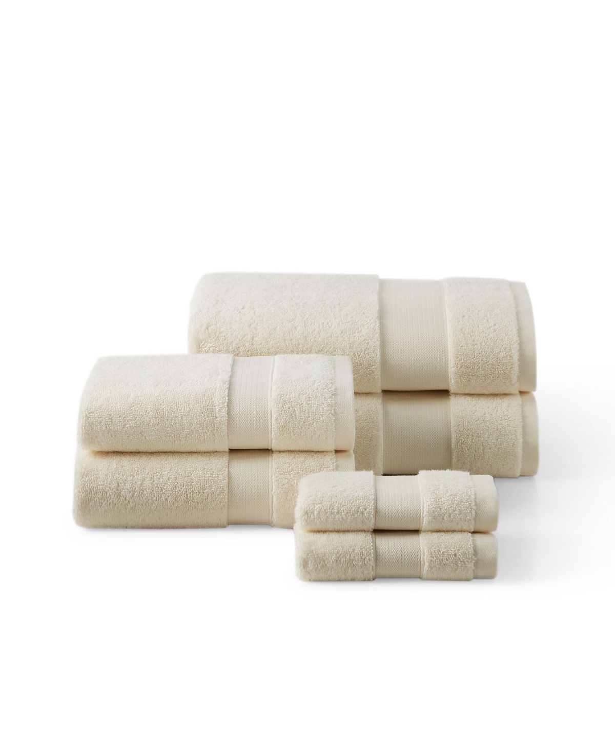 Ralph Lauren Watson Solid Cotton 6-pc. Towel Set In White