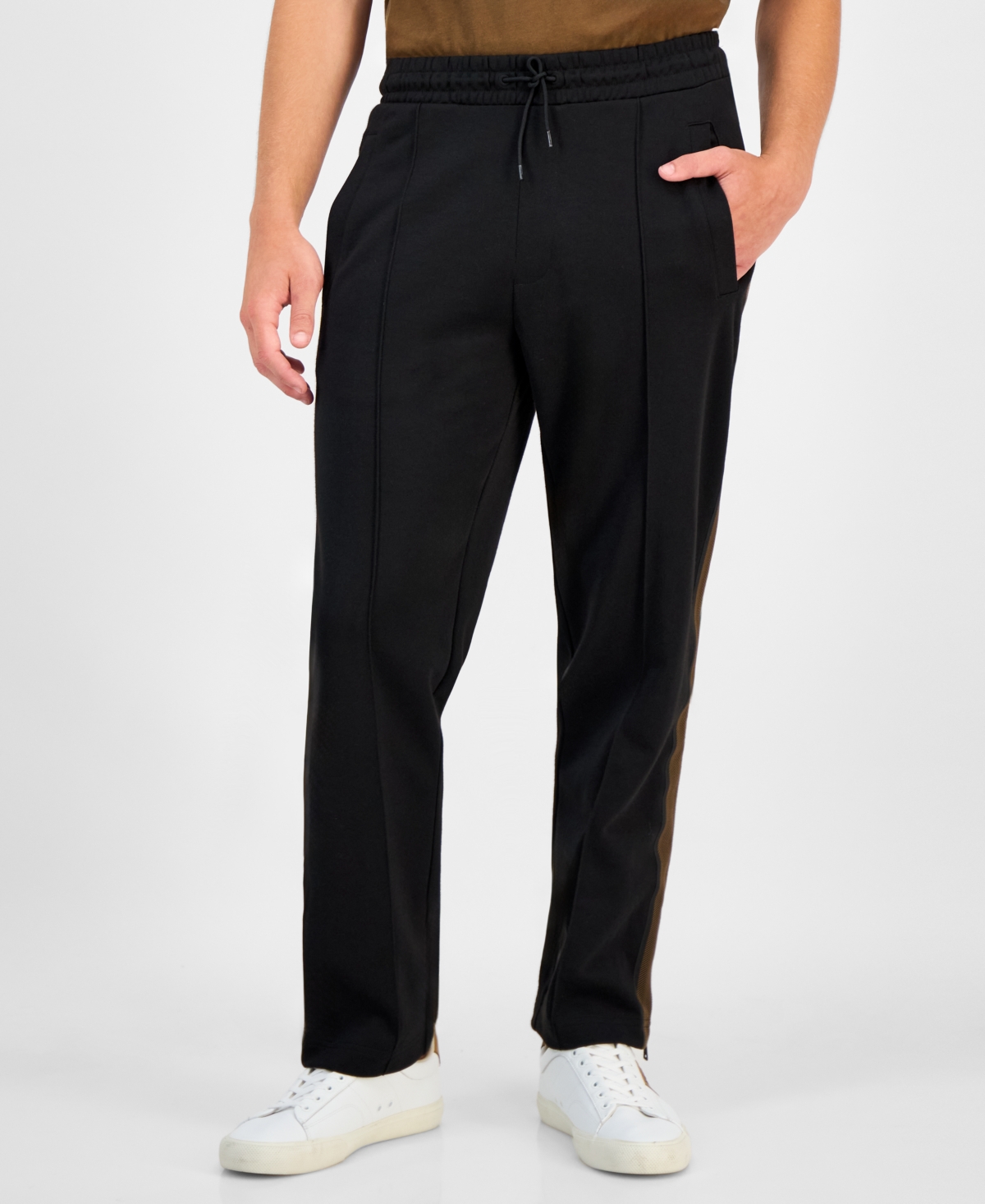 Hugo Boss Men's Derwent Relaxed Fit Track Pants In Black