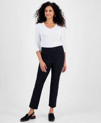 Style & Co - Women's Straight-Leg Ponte-Knit Pants