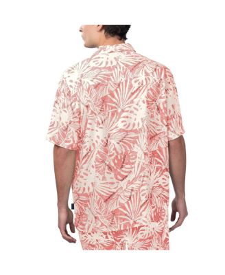 Men's Red St. Louis Cardinals Monstera Print Party Button-Up Shirt