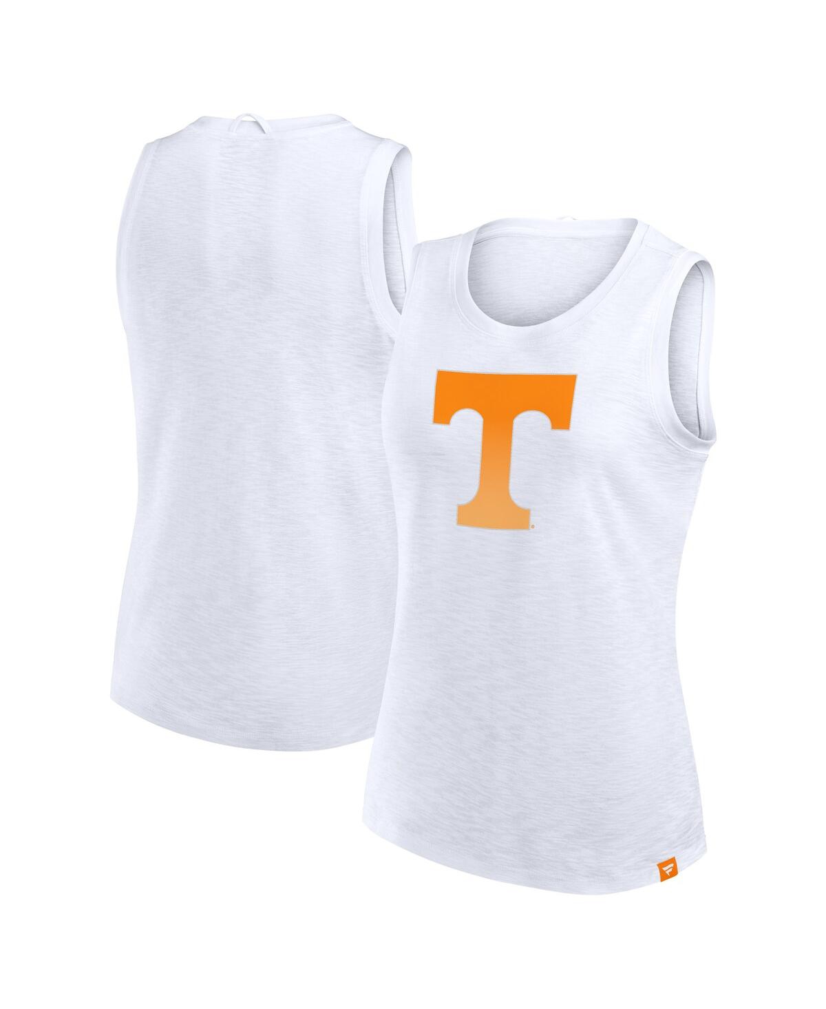 Women's White Tennessee Volunteers Activate Slub Tank Top - White