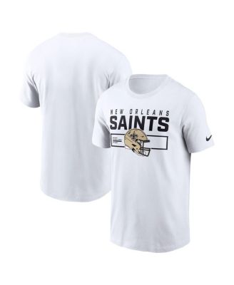 Nike - Men's White New Orleans Saints Primetime Helmet Essential T-Shirt