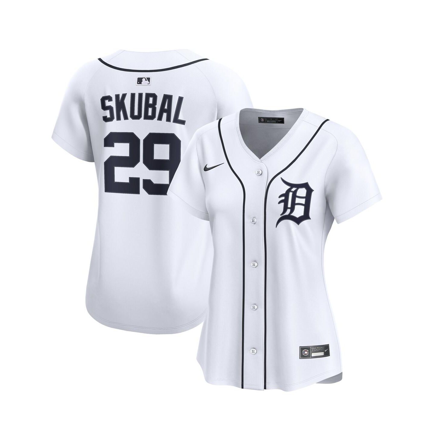 Женский топ Nike Tarik Skubal White Detroit Tigers Home Limited Player Jersey — фото 1