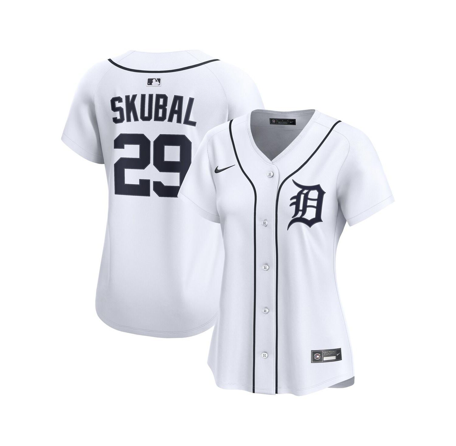 Women's Tarik Skubal White Detroit Tigers Home Limited Player Jersey