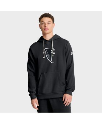 Nike - Men's Black Atlanta Falcons Sideline Offensive Set Play Performance Pullover Hoodie