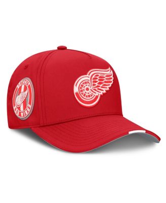 Fanatics - Men's Red Detroit Red Wings 2025 NHL Draft Authentic Pro On-Stage Podium A-Frame Adjustable Hat