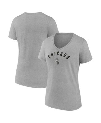 Fanatics - Women's Gray Chicago White Sox V-Neck T-Shirt