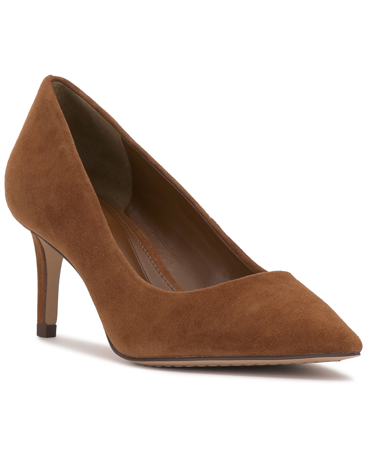 Vince Camuto Kehlia Pointed Toe Pump In Brown