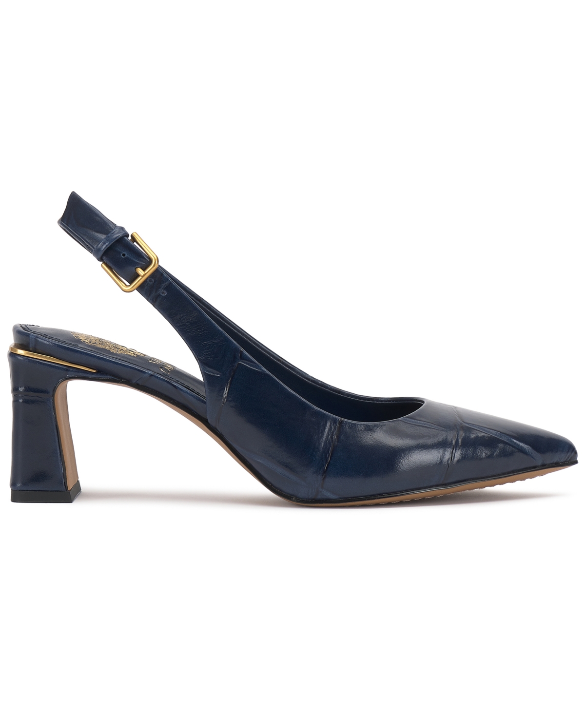Vince Camuto Hamden Pointed Toe Slingback Pump In Blue