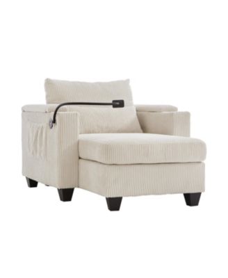 Convertible Sleeper Sofa with USB & Storage