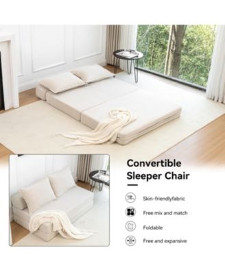 Foldable Sofa Bed Sleeper Chair Twin