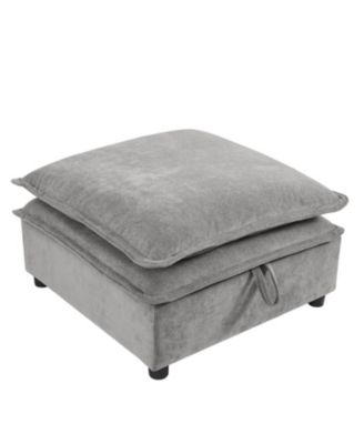 U-Shaped Modular Sofa Bed with Storage