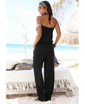 Women's Crochet Halterneck Jumpsuit