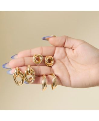 Mixed Shape Earring Set