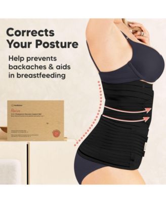 Revive 3 in 1 Postpartum Belly Band Wrap, Post Partum Recovery, Postpartum Waist Binder Shapewear