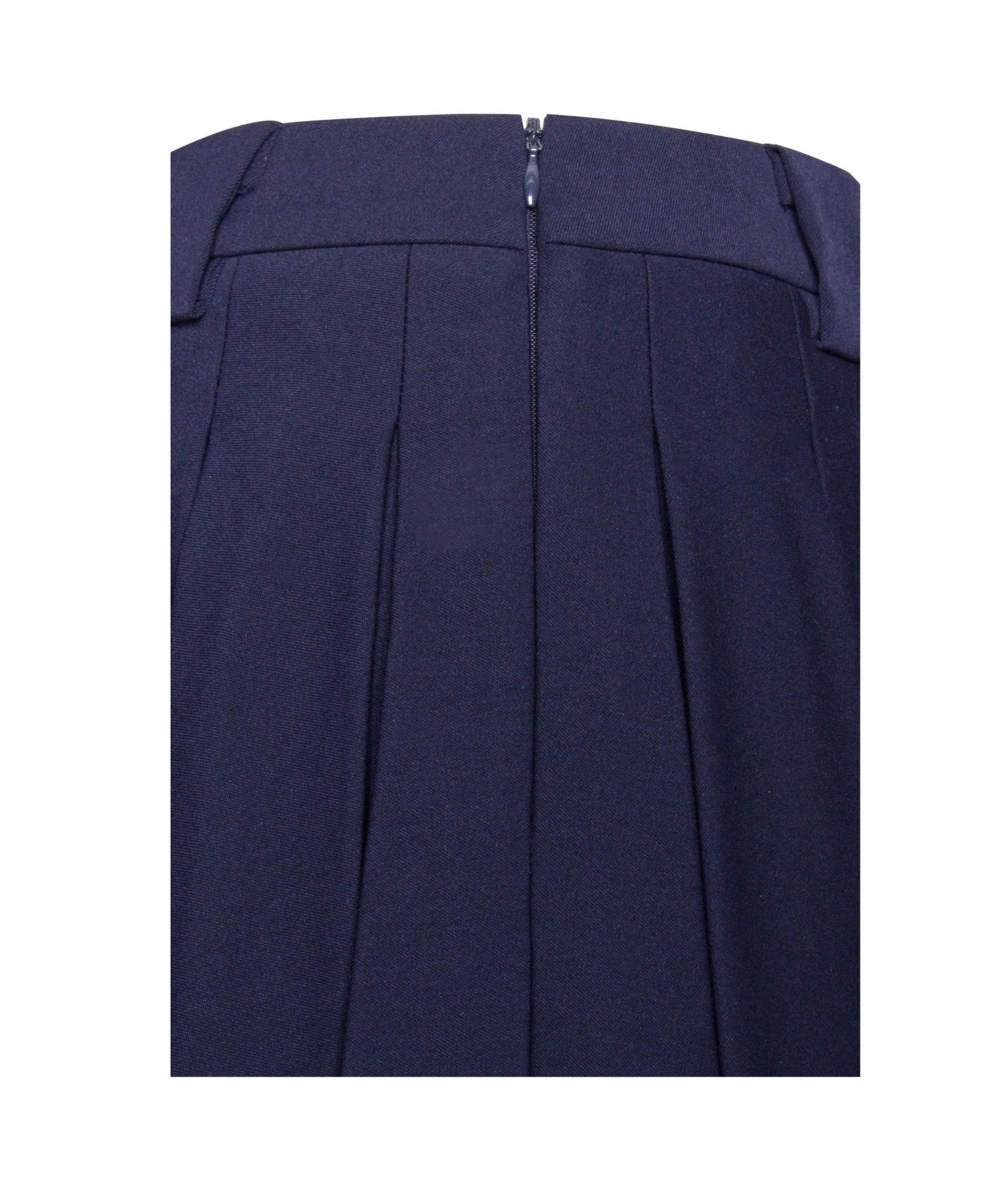 Женская юбка-шорты Miss Circle Nasya Navy Blue Pleated Mini Skort, цвет: Тёмно-синий — фото 18