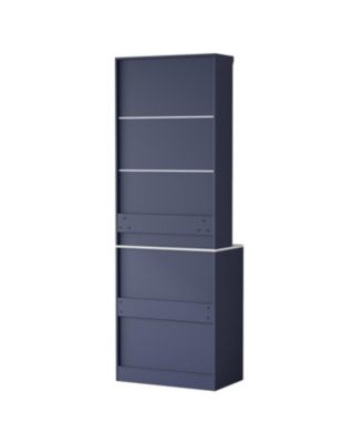 Modern Kitchen Pantry Cabinet Set of 2