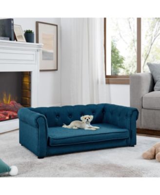 Elegant Elevated Dog Bed - Blue