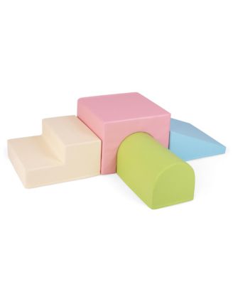 Toddler Climb and Crawl Activity Playset Blocks w/ Waterproof PU Cover EPE Foam