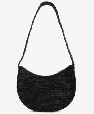 Beaded Half Moon Shoulder Bag, Macy's Exclusive