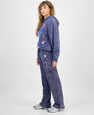 Juniors' Stitch Plush Fleece Sweatpants