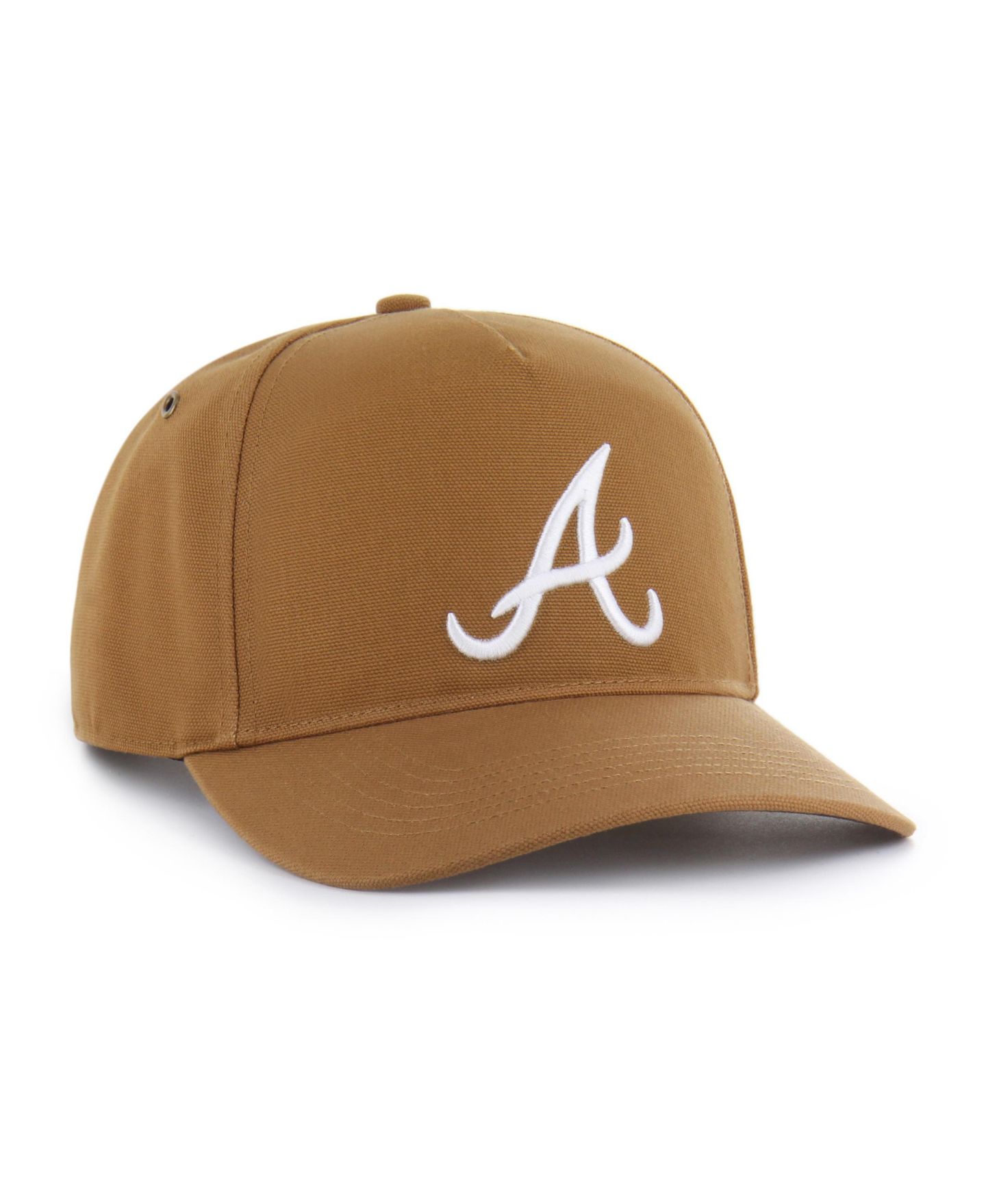 Мужская кепка '47 Brand Carhartt X Brown Atlanta Braves Hitch Adjustable Hat — фото 3