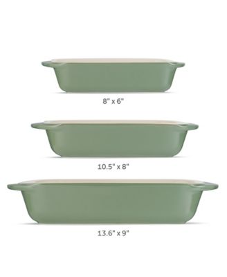 Mae Porcelain Enameled 3-Pc. Bakeware Set