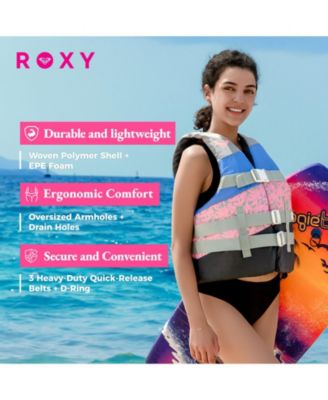 Roxy USCG Approved Women s Life Vest, Lightweight EPE Foam and Oversized Arm Holes