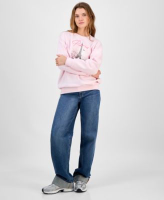Juniors' Paris Graphic Sweatshirt