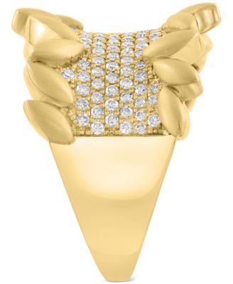 EFFY&reg; Diamond Pav&eacute; Vine-Inspired Wide Ring (1/2 ct. t.w.) in 14k Gold