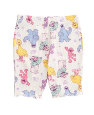 Baby Girls Ribbed T-Shirt and Shorts Outfit Set