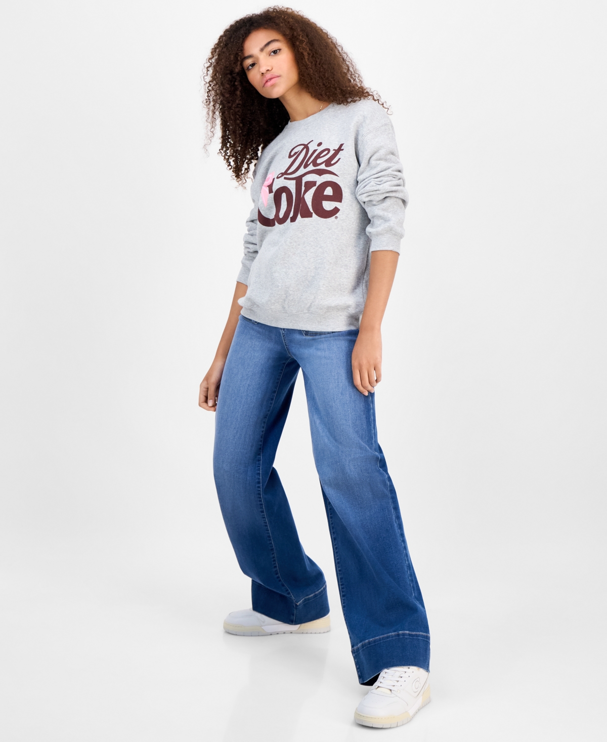 Grayson Threads, The Label Juniors' Diet Coke Graphic Sweatshirt