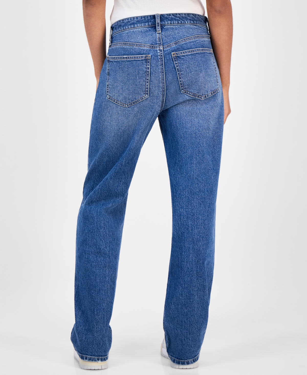 Celebrity Pink Juniors' Skater Straight-leg Jeans In Blue