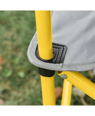 Double Seat Camping Chair Folding Loveseat w/ Carry Bag &