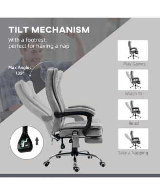 Massage Office Chair, High Back Reclining Desk Chair,