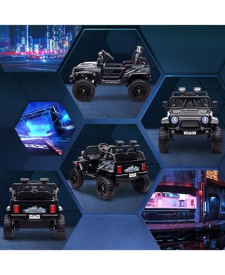 12V Ride on Car, Ride on Truck w/ 4 Suspension Wheels,