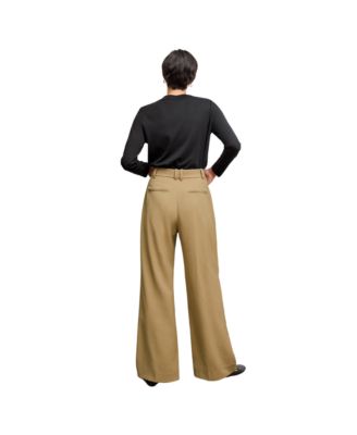 Bia Pleated Trouser - Air Twill