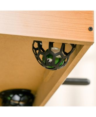 40'' Mini Pool Table Set Tabletop Billiards Game, Easy Folding with Cues