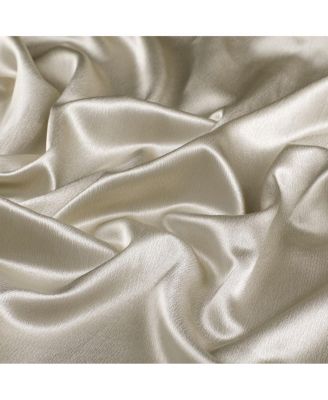 Ultra Lux Faux Silk Regency Crinkle Rod Pocket Semi Sheer Single Curtain Panel - 52 in. W x 84 in. L