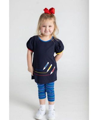 Toddler Girls Knit Set With Markers